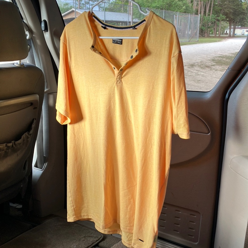 Buffalo David Bitton Tee yellow XL